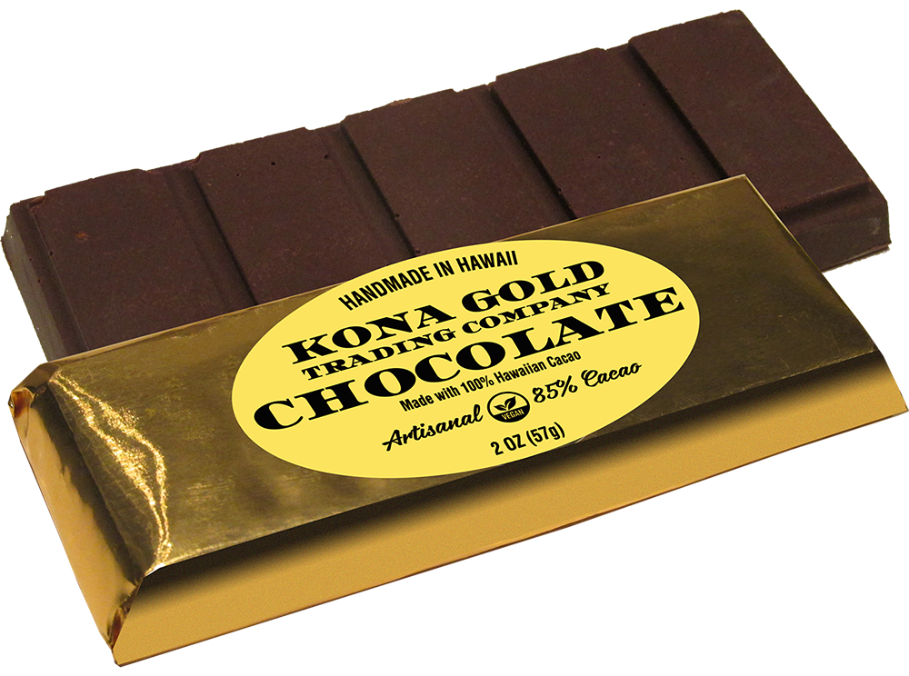 Hawaiian Cacao Chocolate Bar | Kona Gold Trading Company