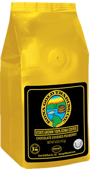 Chocolate Covered Kona Peaberry Coffee Beans