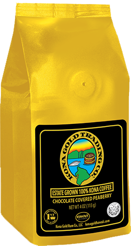 Chocolate Covered Kona Peaberry Coffee Beans